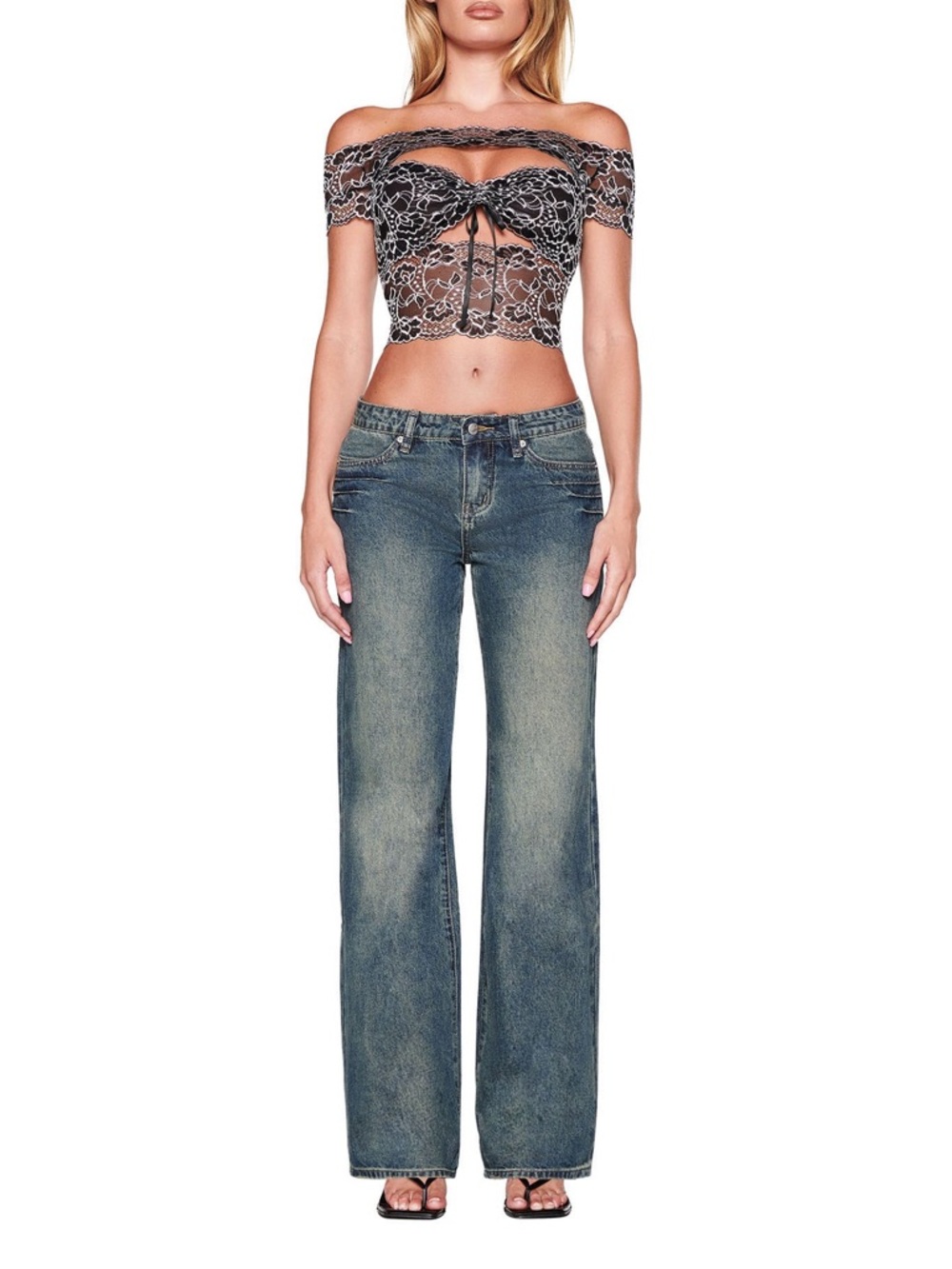 I.AM.GIA Dylan Jeans 90s Low Waisted Baggy Wide Leg Denim